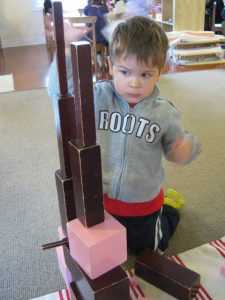 Boy with Building Blocks